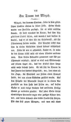Der Traum des Mirza