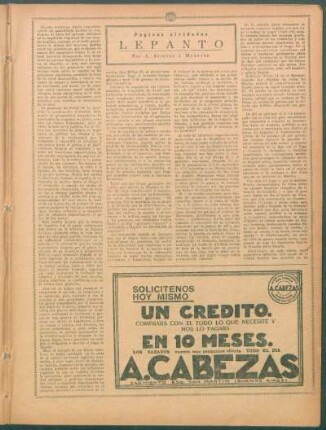 Lepanto : Páginas olvidadas