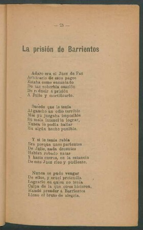La prisión de Barrientos