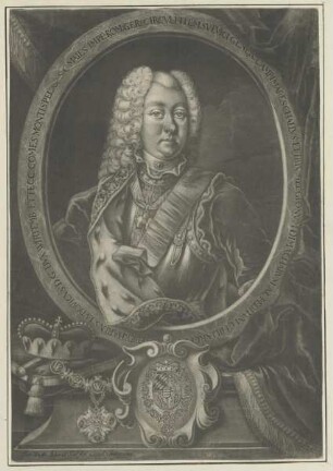 Bildnis des Eberhard IV. Ludwig von Württemberg