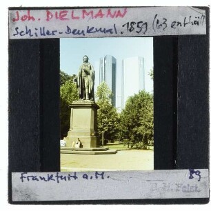 Frankfurt am Main, Dielmann, Schiller-Denkmal