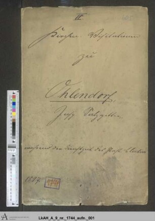 Ohlendorf: Visitationsakten