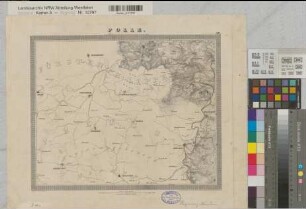 Hannover (Königreich) topographische Karte Blatt 59 Polle 1836-1848 1 geogr. Meile = 7,3 cm 29,5 x 36,5 Stich: Carl Jättnig; C. Fischer; H. Wild; W. Brose; Wild jun. A. Papen, Premier Lieutenant B Nr. 116a