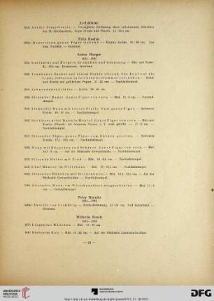 Handzeichnungen und Aquarelle Alter und Neuer Meister (Nr. 234-479)