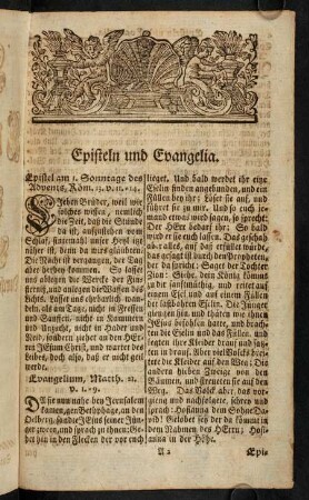 3-80, Episteln und Evangelia
