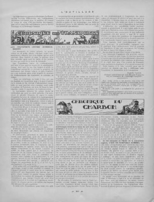 Chronique du charbon