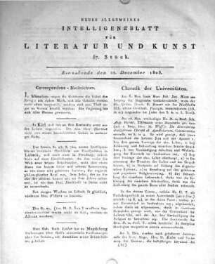 Chronik der Universitäten.