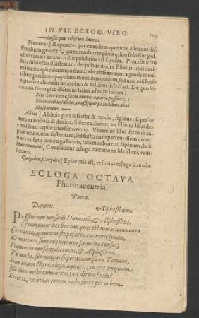 Ecloga Octava.