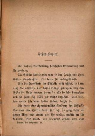 Die Erbgrafen : Roman, 4