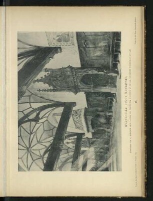 Wartehalle eines Rathauses. Entworfen von H. Eberhardt unter Leitung von Professor G. Halmhuber an der Kgl. Technischen Hochschule Stuttgart