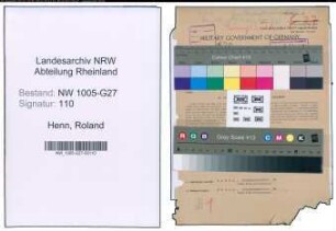 Entnazifizierung Roland Henn , geb. 02.04.1896 (Geschaeftsfuehrer)