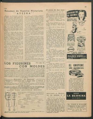 Los figurines con moldes
