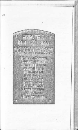Gedenktafel