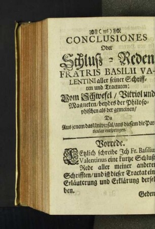 Conclusiones Oder Schluss-Reden ...