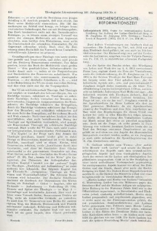 682-684 [Rezension] [Hrsg.] Junghans, Helmar, Lutherjahrbuch 1975
