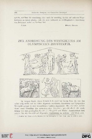 4: Zur Anordnung des Westgiebels am Olympischen Zeustempel