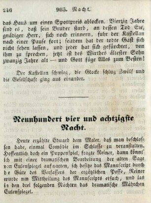 Neunhundert vier und achtzigste Nacht
