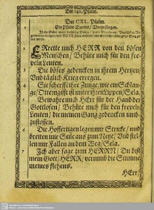 Der CXL. Psalm