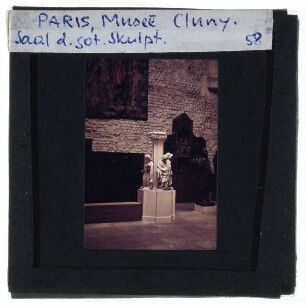 Paris, Musée national du Moyen Âge / Musée de Cluny : gothische Skulpturen