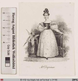 Bildnis Louise-Rosalie Allan Despréaux, geb. Ross, gen. Mademoiselle D.