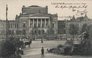 Leipzig: Augustusplatz mit neuem Theater