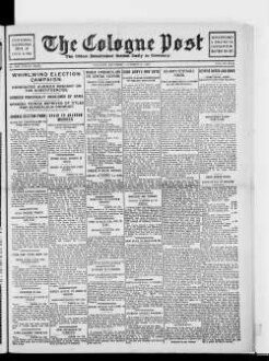 The Cologne Post : the oldest established british daily in Germany