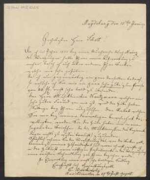 Brief an B. Schott's Söhne : 15.06.1833