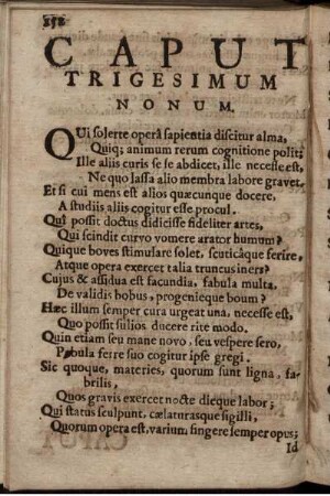 Caput Trigesimum Nonum