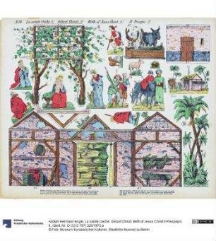 La sainte creche. Geburt Christi. Birth of Jesus Christ Il Prespepio. II.