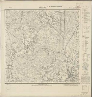 Meßtischblatt 1875, neue Nr. 3513 : Bramsche, 1937 : Bramsche. - Hrsg. 1897, Nachtr. 1919, gedr. [19]37. - 1:25000. - [Berlin]: Reichsamt für Landesaufnahme, 1937. - 1 Kt.