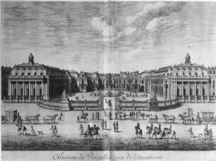 Versailles: Hofseite des Schlosses