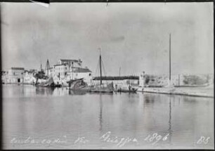 Schiffsanleger zwischen Venedig und Chioggia (Lido-Pellestrina?)