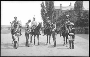 Großenhain. Uniformen des Königlich Sächsischen Husaren-Regiments Nr.18