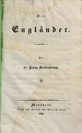 Die Engländer