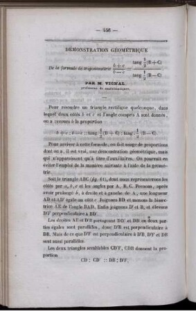 Démonstration géométrique.