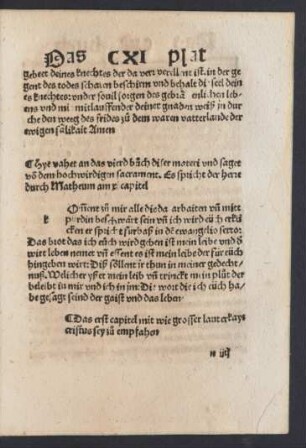 Hye vahet an das vierd buch diser materi und saget von dem hochwirdigen sacrament.