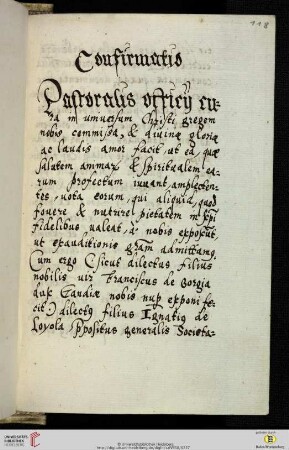 Ignatius von Loyola: Exerzitien