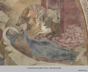 Freskenzyklus mit Szenen aus der Vita des heiligen Antonius : Versuchungen des heiligen Antonius