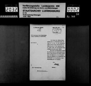 Erlassung einer Hausordnung für das Armenhaus in Bartholomä, Allgemeines