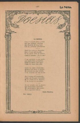 Poesías : La espera