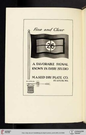M. A. [Miles Ainscoe] Seed Dry Plate Co. [Plates]