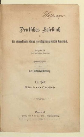Teil 2 = Mittel- und Oberstufe, [Schülerband]: [Teil 2 = Mittel- und Oberstufe, [Schülerband]]