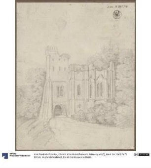 Köstritz. Künstliche Ruine im Schlosspark (?)