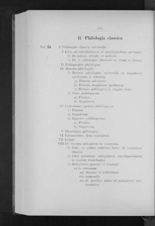 R Philologica classiea