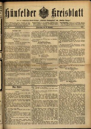 Ausgabe vom Donnerstag, den 25. Dezember 1913.