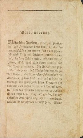 Vorerinnerung