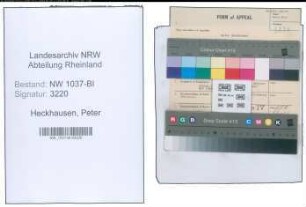 Entnazifizierung Peter Heckhausen , geb. 01.06.1901 (Desinfektor)