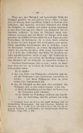 Der Ort der begangenen Handlung im Strafrechte