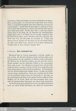 G. Stratil-Sauer Das erstemal Lut