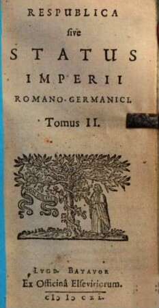 Respvblica et Statvs Imperii Romano-Germanici. Tomus II.